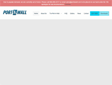 Tablet Screenshot of portawall.com